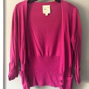 Fuschia Cardigan